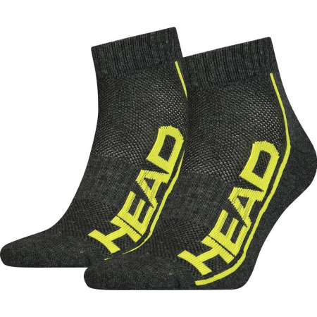 Sosete - SOSETE HEAD PERFORMANCE QUARTER Dark grey