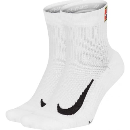 Imbracaminte Padel - Sosete Nike Court Multiplier Max Ankle 2PR White