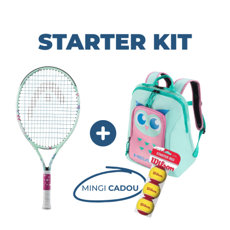 Rachete tenis - Starter Kit Mini 7-8 ani – Racheta + Rucsac + Mingi Cadou