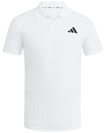 Imbracaminte tenis<Tricouri - Tricou Adidas Barbati Polo Climacool Airchill Freelift White