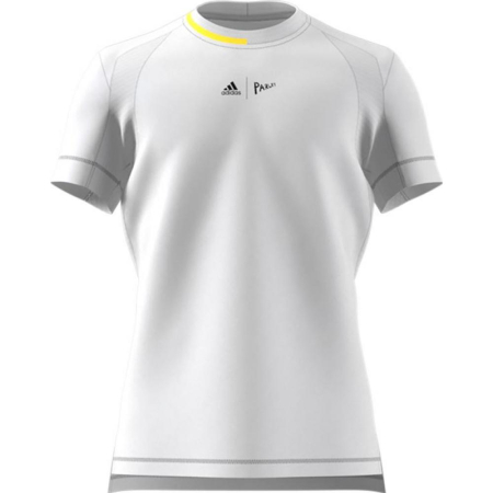TRICOU ADIDAS LONDON WOVEN WHITE YELLOW [0]