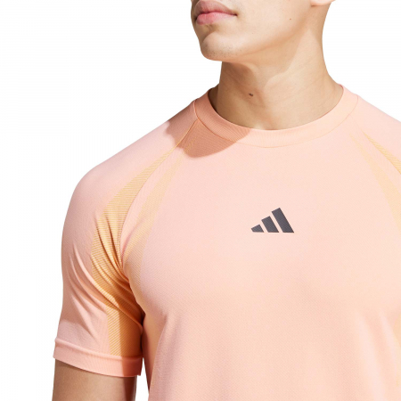 TRICOU ADIDAS M Pro Seamless AEROREADY FreeLift Pink [3]