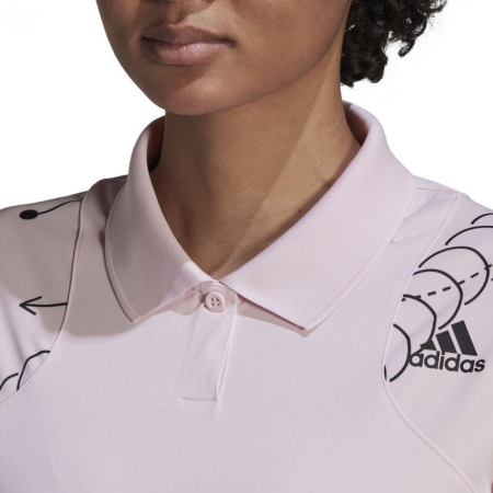 TRICOU ADIDAS POLO CLUB GRAPHIC CLEAR PINK [3]