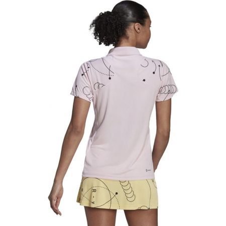 TRICOU ADIDAS POLO CLUB GRAPHIC CLEAR PINK [2]