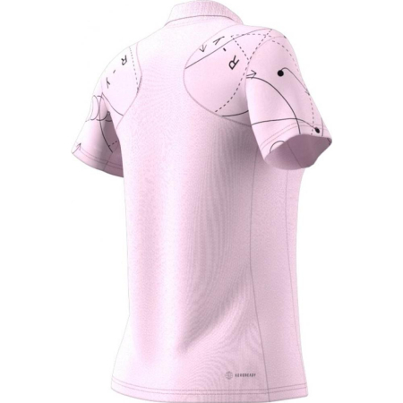 TRICOU ADIDAS POLO CLUB GRAPHIC CLEAR PINK [4]