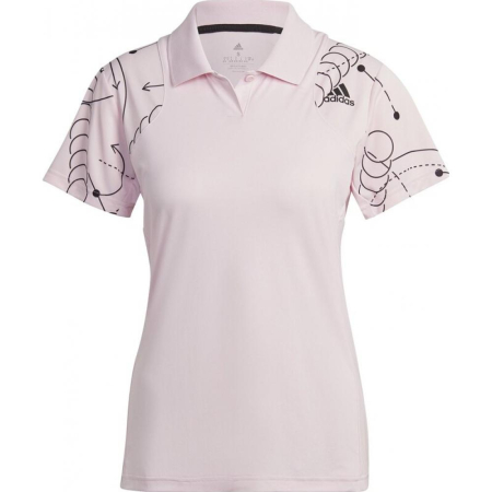 TRICOU ADIDAS POLO CLUB GRAPHIC CLEAR PINK [0]