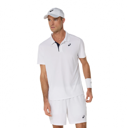 Tricou Asics Barbati Court Polo Brilliant White
