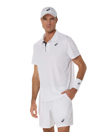 Tricou Asics Barbati Court Polo Brilliant White [2]
