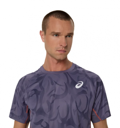 Tricou Asics Barbati Game Ss Greyish Purple [1]