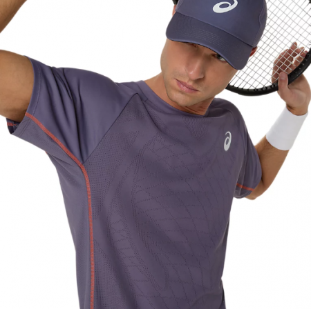 Tricou Asics Barbati Match Actibreeze Ss Greyish Purple [4]