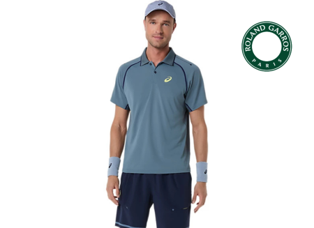 Imbracaminte tenis - Tricou Asics Barbati Match Polo SS Ironclad