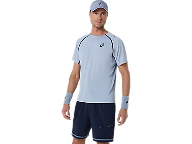 Padel - Tricou Asics Barbati Match SS Grey Blue