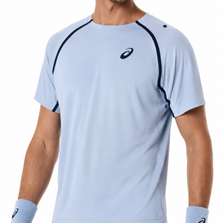 Tricouri - Tricou Asics Barbati Match SS Grey Blue