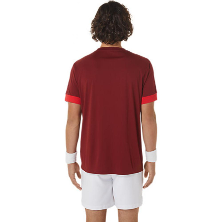 TRICOU ASICS MEN COURT SS CLASSIC RED [1]
