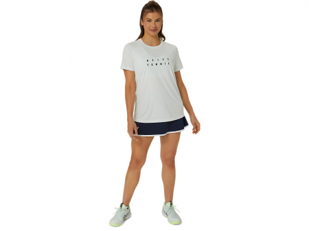 TRICOU ASICS WOMEN COURT GRAPHIC PALE MINT [0]