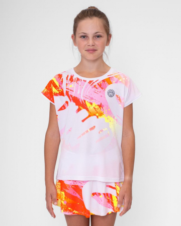 Tricou BIDI BADU Fata Wild Arts Capsleeve Alb/Multicolor [1]