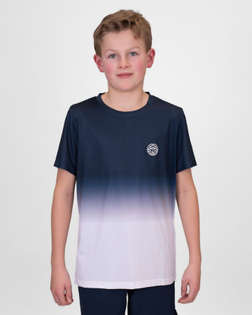 Promotii - Tricou BIDI BADU JR Crew Gradiant Dark Blue White