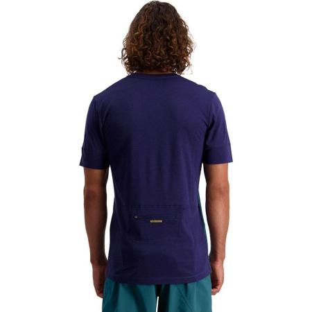 Tricou ciclism merino MONS ROYALE M CADENCE DEEP TEAL/NAVY [1]