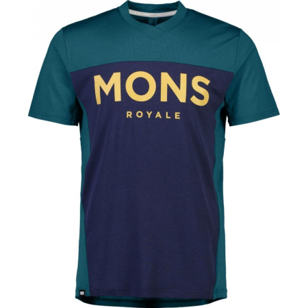 Tricou ciclism merino MONS ROYALE M REDWOOD ENDURO VT DEEP/NAVY [0]