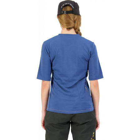 Tricou ciclism merino Mons Royale W Redwood Enduro VT Denim Tie Dye [1]