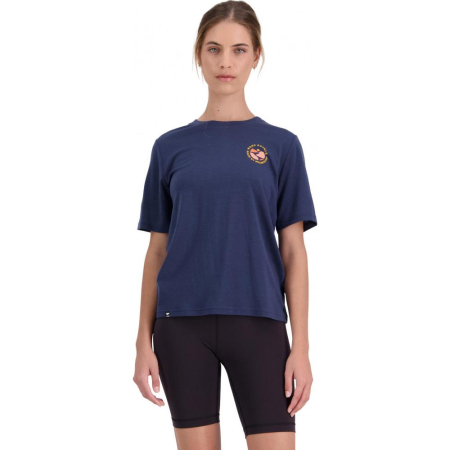 Tricouri alergare - TRICOU MERINO ICON MIDNIGHT MONS ROYALE
