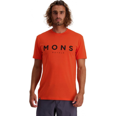 Tricou merino MONS ROYALE M ICON ORANGE SMASH [0]