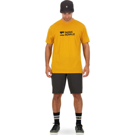 Tricou merino Mons Royale M Icon Thirt Gold [3]