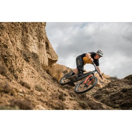 Tricou merino Mons Royale M Redwood Enduro VT Black /Gold [1]