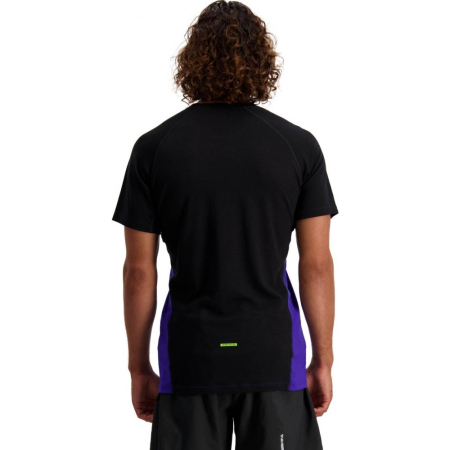 Tricou merino MONS ROYALE M TEMPLE TECH T ULTRA Blue/Black [2]