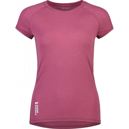 Tricou merino Mons Royale W Bella Tech Tee Berry [0]