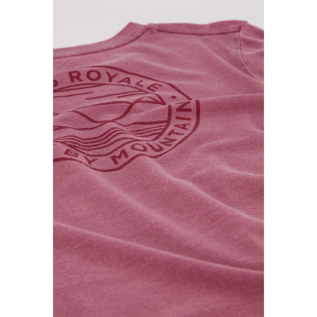 Tricou merino Mons Royale W Icon Relaxed LS Garment Dyed Washed Berry [2]