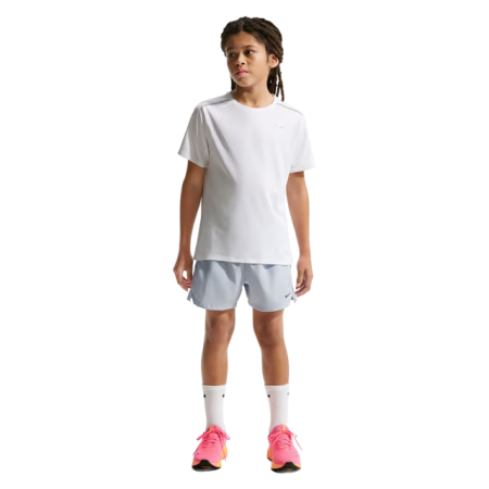 Padel - Tricou Nike Copii Miler Dri-FIT White