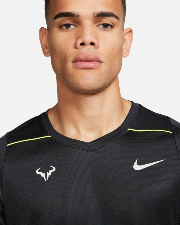TRICOU NIKE DRI-FIT RAFA CHALLENGER Off-Noir [1]