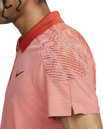 TRICOU NIKE M DRI FIT ADVENTAGE SLAM RG POLO PINK [3]