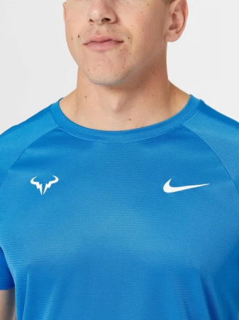 TRICOU NIKE RAFA MNK DF CHALLENGER Light Photo Blue [1]