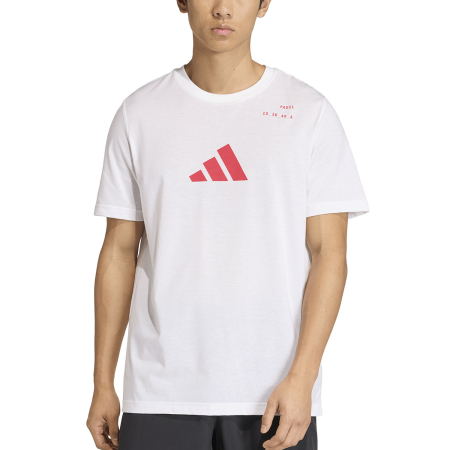 Tricouri - Tricou Padel Adidas Barbati Category Graphic Pro White