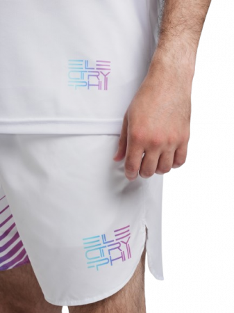 Tricou Polo Tenis Electryphy Barbati Elevate Alb [5]