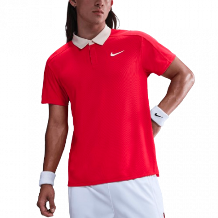 Promotii - Tricou Polo Tenis Nike Barbati RG Df Adv Slm Light Crimson