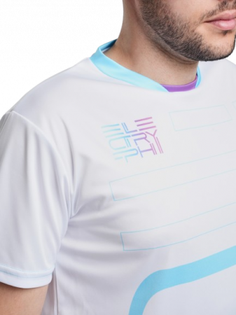 Tricou Tenis Electryphy Barbati Tryumph Alb [5]