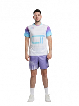Tricouri - Tricou Tenis Electryphy Barbati Tryumph Alb