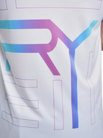 Tricou Tenis Electryphy Barbati Tryumph Alb [4]