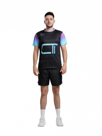 Tricouri - Tricou Tenis Electryphy Barbati Tryumph Negru