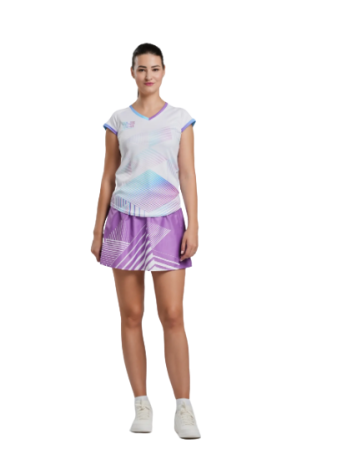 Padel - Tricou Tenis Electryphy Femei Physical Alb