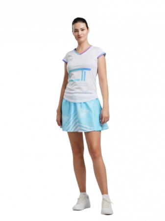 Tricouri - Tricou Tenis Electryphy Femei Tryumph Alb