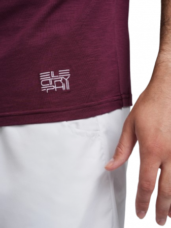 Tricou Tenis Electryphy Streetwear Tryumph Bordo [4]
