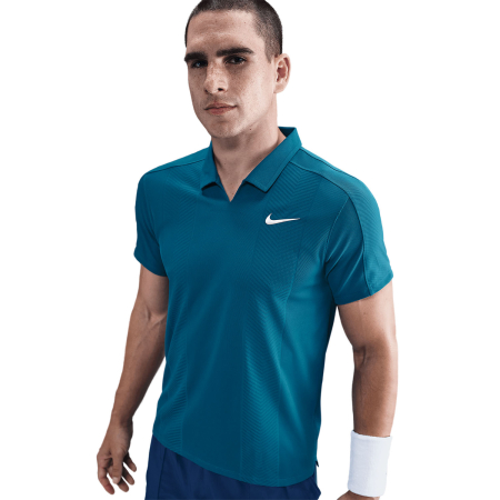 Tricou Tenis Nike Barbati Dri-FIT ADV Slam Polo Green Abyss [2]