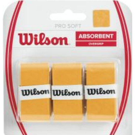 Accesorii tenis de camp - Wilson Pro Soft Overgrip Go Yellow