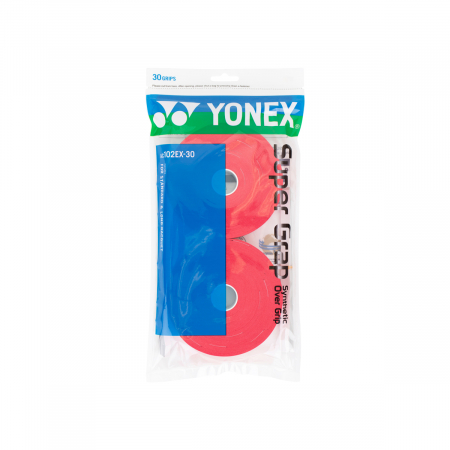 Accesorii tenis de camp - YONEX OVERGRIP SUPER GRAP RED X30BUC