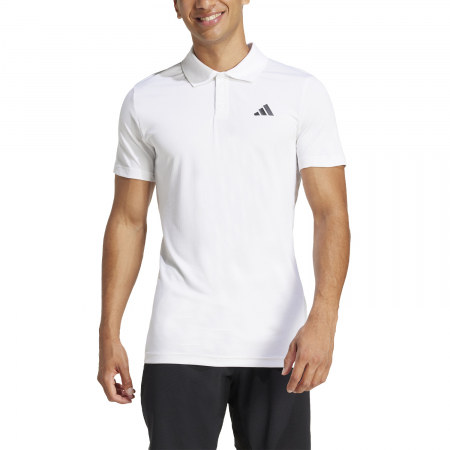 Tenis de camp - Adidas Tricou Barbati Climacool FreeLift Polo White