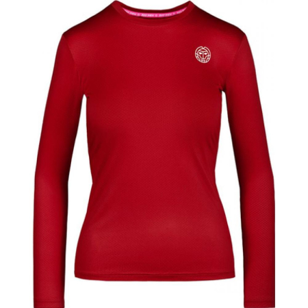 Tricouri Padel - BIDI BADU BLUZA MINA TECH ROUNDNECK RED